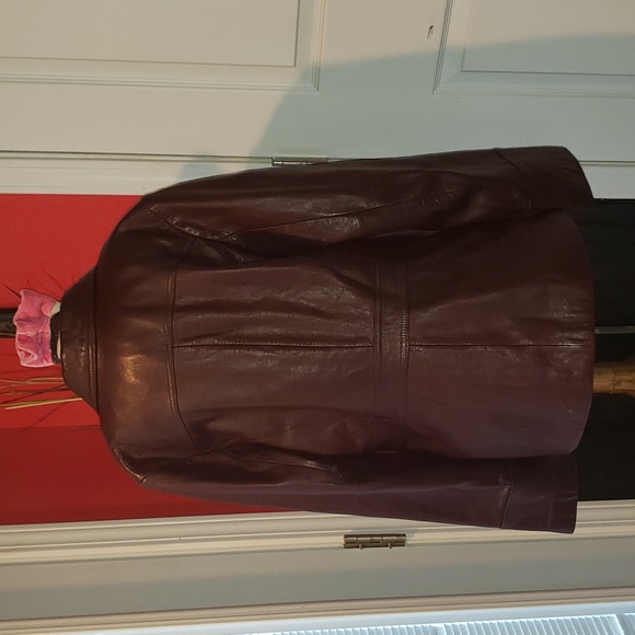 FF 💘🖤💘 REACTION KENNETH COLE BROWN SMALL JACKET COAT - Picture 6 of 12